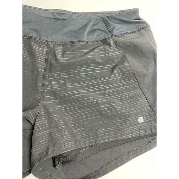 Layer 8 Womens Black Pull On Double Layer Athletic Shorts Size M - Picture 8 of 9
